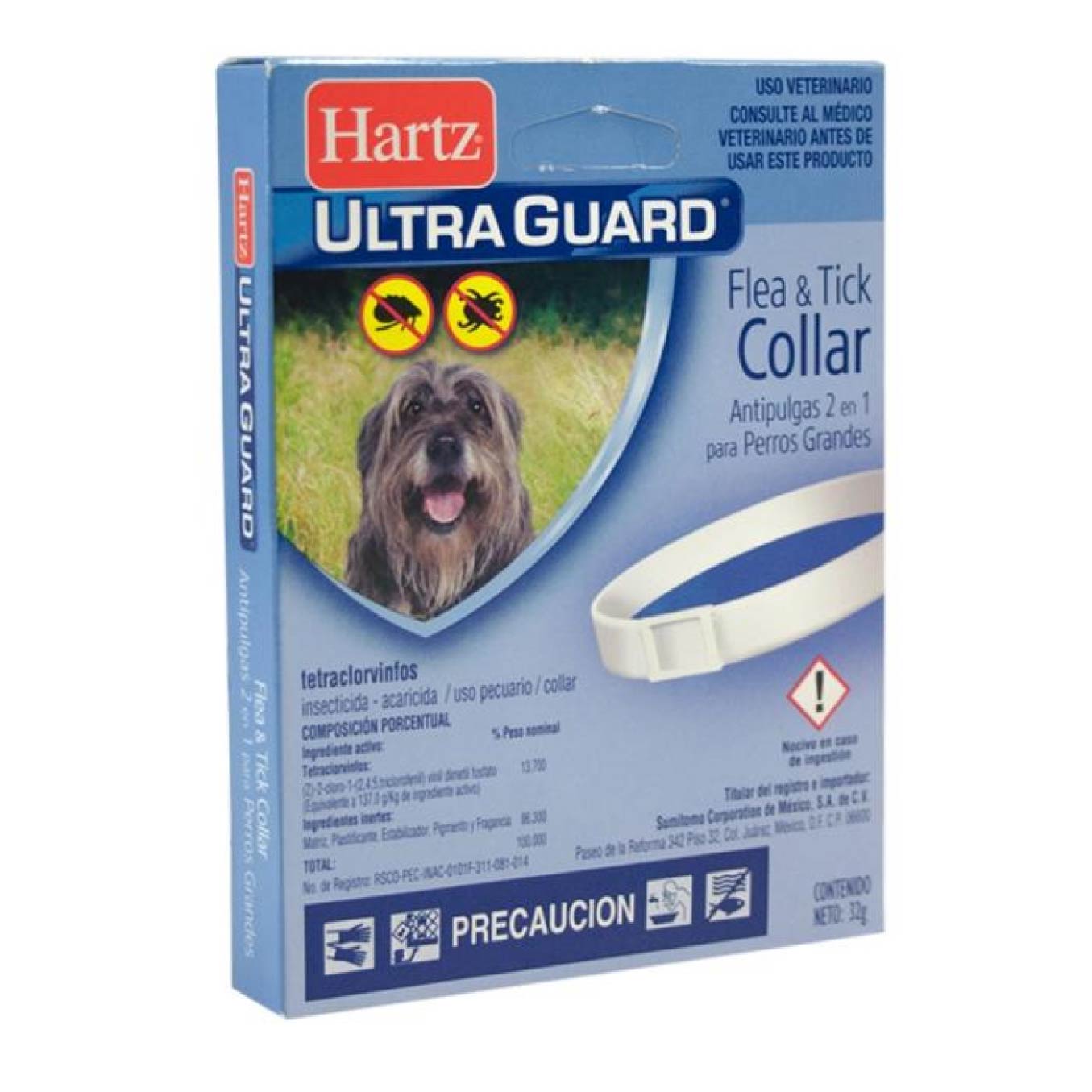 Collar Antipulgas 2 en 1 para Perro Grande Adulto - Hartz Ultra Guard, Salud, Hartz, Mister Mascotas Collar Antipulgas 2 en 1 para Perro Grande Adulto - Hartz Ultra Guard, Salud, Hartz, Mister Mascotas